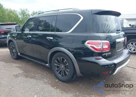 2017 Nissan Armada Platinum/Sl/Sv from USA, damaged, VIN JN8AY2NE2H9702541